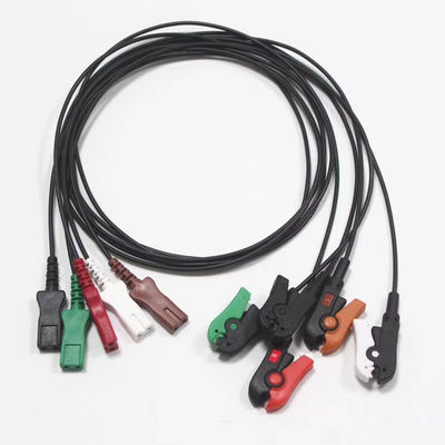 LL ραδιο διαφανής συνδετήρας Radiatransparent ECG Leadwires καλωδίων LL