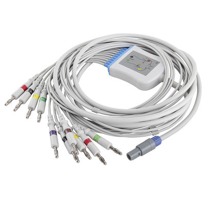 Welch Allyn SE-υπέρ-600 καλώδιο M2461A EKG και συνδετήρας IEC 4.0Banana Leadwires