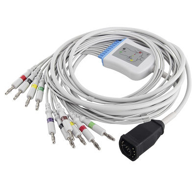 Σειρά καλωδίων E/M Zoll EKG και συνδετήρας μπανανών IEC 4,0 Leadwires