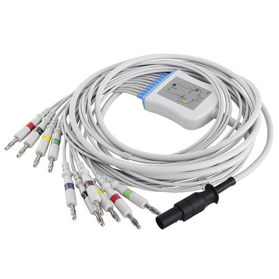 Συνδετήρας μπανανών IEC 4,0 καλωδίων 60-00180-01 Leadwires Mortara EKG