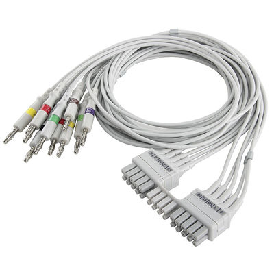 IEC 4,0 μπανάνα EKG Leadwires Mortara ECG Leadwires 9293-041-50