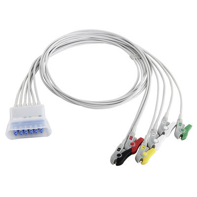 Τηλεμετρία Leadwire της Philips ECG Leadwires 989803137251 989803133881 989803152051 συνδετήρας IEC 5 μολύβδου