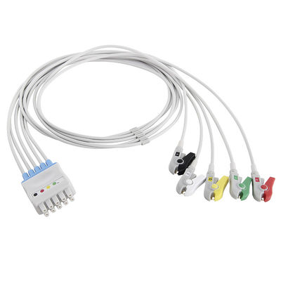 Εξόρμηση 2500 Marquette ECG Leadwires 412681-001 Γερμανία υγειονομικής περίθαλψης της Γερμανίας ηλιακά 8000 συνδετήρας IEC 5 μολύβδου