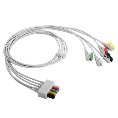 Mindray Datascope ECG Leadwires 0012-00-1514-03 καλώδιο μολύβδου συνδετήρων ECG Grabber 5 μολύβδου