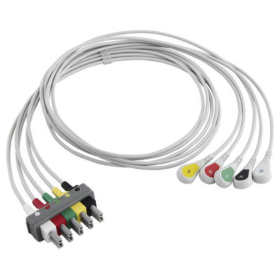 PH M1633A M1625A M1621A 989803104571 αποσπάσιμο αιφνιδιαστικό IEC EKG Leadwire 5 μολύβδου