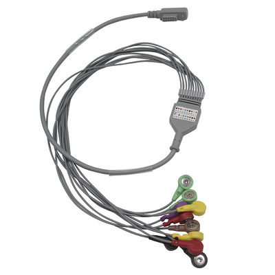 Καλώδιο και Leadwires 10 Holter ECG νέου τύπου JincoMed υπομονετικό όργανο ελέγχου μολύβδου