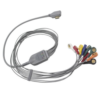 Καλώδιο maecg-200 Medex ECG Holter καλώδιο κορμών 10 μολύβδου TPU ECG
