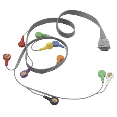 Βιοϊατρικά όργανα Edan 3ft καλωδίων ECG Holter καλώδιο και Leadwires 10 μολύβδου ECG