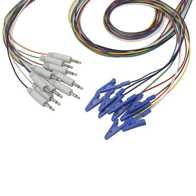 3.5 τα μονο ηλεκτρόδια Grabber EEG ΚΑΠ βουλωμάτων κάλυψαν το χρυσό ηλεκτρόδιο EEG EMS EMG Leadwires