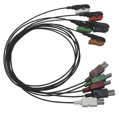 Ραδιο διαφανές καλώδιο 5 ακτίνα X ECG Radiotranslucent Leadwires ύφους MRI της Philips AA μολύβδου