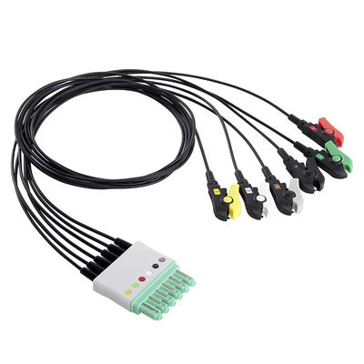 Si-em-ens Drager Radio Translucent Wire Ακτινογραφία 5 απαγωγών MRI ECG καλώδιο ηλεκτροδίων