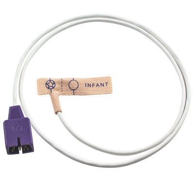 Μίας χρήσης Spo2 αισθητήρας DB9 7pin N25 N200 NPB 4000 N-ellcor ενήλικος μίας χρήσης SpO2 τεντωμάτων δερμάτων νεογνών έλεγχος υφάσματος