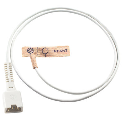 Novametrix 512 MARS 6pin Ξαναχρησιμοποιήσιμος αισθητήρας SpO2 710 715 ενήλικας Νεογέννητος τέντωμα δέρματος Υφάσματα Ξαναχρησιμοποιήσιμο ανιχνευτή SpO2