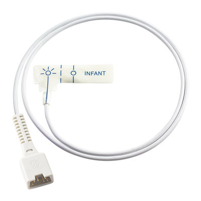 Novametrix 513 710 μίας χρήσης SpO2 αισθητήρας 715 6pin μίας χρήσης SpO2 του ΆΡΗ παιδιατρικός άσπρος έλεγχος αφρού