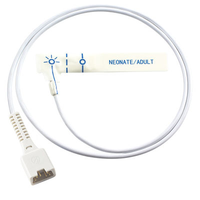 Novametrix 513 710 μίας χρήσης SpO2 αισθητήρας 715 6pin μίας χρήσης SpO2 του ΆΡΗ παιδιατρικός άσπρος έλεγχος αφρού