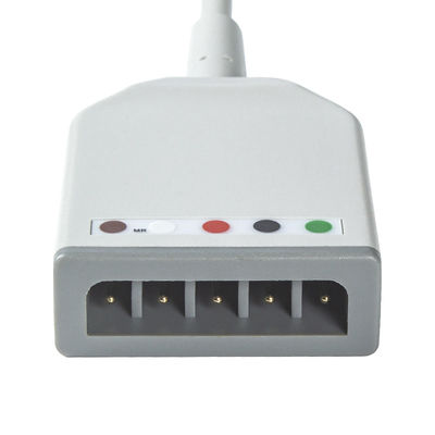 Καλώδιο καλωδίων AAMI 6Pin ECG Mindray 0012-00-1255-01 TPU ECG Trunck