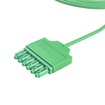 Καλώδιο προσαρμογέα κορμού ΗΚΓ Sie-me-ns Draeger MS16256 6 λιστών Καλώδιο επέκτασης κορμού ΗΚΓ Drager Συνδετήρας μονής ακίδας