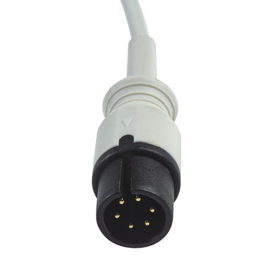 Καλώδιο και Leadwires 3 AAMI 6Pin ECG καλώδιο συνδετήρων συνδετήρων IEC μολύβδου ECG