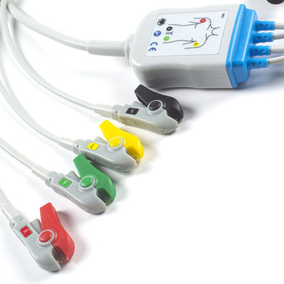 Corpuls 3 καλώδιο και Leadwires 4 ECG καλώδιο συνδετήρων ECG συνδετήρων 11pin IEC άκρων μολύβδου