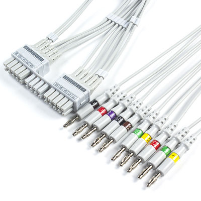 Mortara ECG Leadwires 9293-041-50, 9293-046-60 IEC 4,0 μπανάνα EKG Leadwires