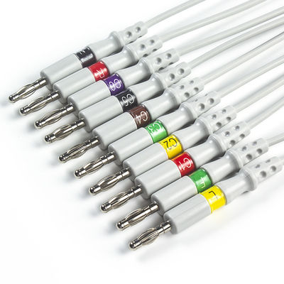 Mortara ECG Leadwires 9293-041-50, 9293-046-60 IEC 4,0 μπανάνα EKG Leadwires
