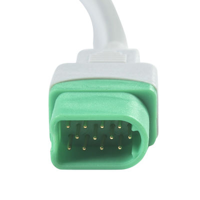 Καλώδιο και Leadwires 5 Datascope ECG Mindray καλώδιο συνδετήρων TPU ECG IEC μολύβδου