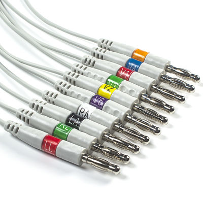 Welch επαν-PC-aha-ΑΠΑΓΟΡΕΥΣΗ SE-υπέρ-600 Allyn καλώδιο και Leadwires 14 μπανάνα 4,0 EKG IEC καρφιτσών