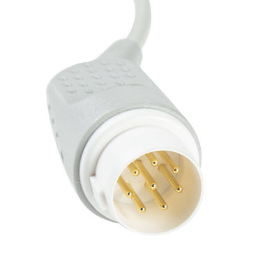 Καλώδιο καλωδίων 8Pin 3Lead ECG κορμών της Philips ECG στο DIN Leadwires