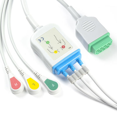 Γερμανία Marquette 2021141-002 2001292-001 καλώδια και Leadwires 3 ECG αιφνιδιαστικό 11pin μολύβδου καλώδιο συνδετήρων ECG IEC