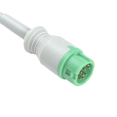 Το Mindray Datascope 040-000966-00 καλώδια EA6232A ECG και καλώδιο 3 συνδετήρων ECG Leadwires 12pin IEC μολύβδου σπάζει απότομα