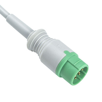 Καλώδιο και Leadwires 5 Mennen ECG καλώδιο συνδετήρων ECG συνδετήρων 12Pin IEC μολύβδου