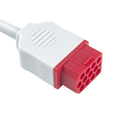 Καλώδια νέων μοντέλων BM3 BM5 ECG Bionet και αιφνιδιαστικό ECG καλώδιο 3 Leadwires συνδετήρας καρφιτσών IEC 12 μολύβδου