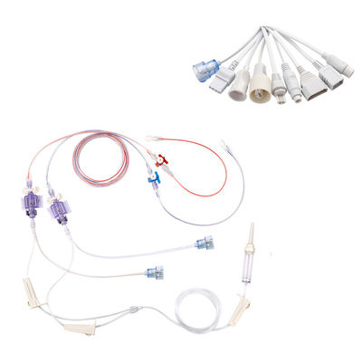 Abbott MX 42585-05 Διπλός διπλός τύπος μίας χρήσης μετατροπέας IBP μετατροπέας πίεσης αίματος για καλώδιο προσαρμογέα IBP