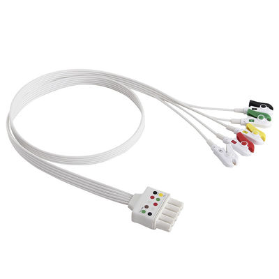 Μίας χρήσης καλώδιο και Leadwires 5 μολύβδου ECG S-iemens ECG Leadwires