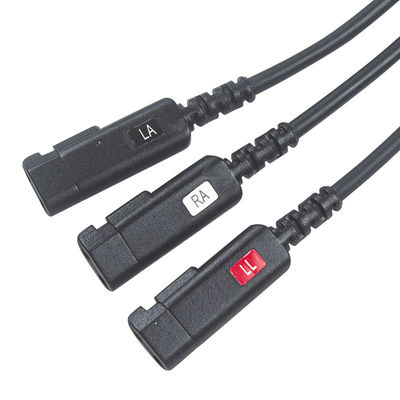 Ραδιο διαφανές καλώδιο 3 5 10 μόλυβδος CONMED Philips ECG Radiotranslucent Leadwires ΚΙΣΣΩΝ MRI