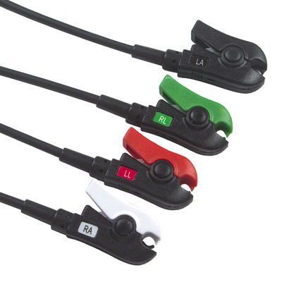 Ραδιο διαφανές καλώδιο 5 ακτίνα X ECG Radiotranslucent Leadwires ύφους MRI της Philips AA μολύβδου