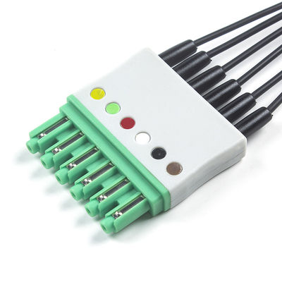 Si-em-ens Drager Radio Translucent Wire Ακτινογραφία 5 απαγωγών MRI ECG καλώδιο ηλεκτροδίων