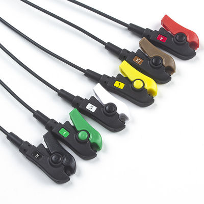 Si-em-ens Drager Radio Translucent Wire Ακτινογραφία 5 απαγωγών MRI ECG καλώδιο ηλεκτροδίων
