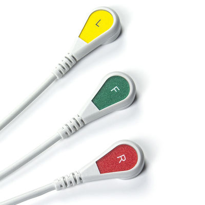 Hellige Compatible Direct-Connect ECG Cable and lead wires for 3Lead IEC Snap (Καλώδιο ηλεκτροσόκ ηλεκτροσόκ άμεσης σύνδεσης και καλώδια για 3Lead IEC Snap)