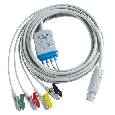 Συμβατό με το Primedic ECG Cable Primedic Defibrillator 4Lead ECG IEC Grabber