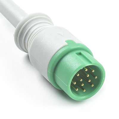 Για το Biolight Q3 ECG καλώδιο για το Biolight Q5 A QS σειράς 3 Lead IEC Grabber In Oximax Tech