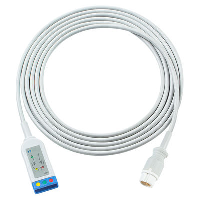 PH ECG κύριο καλώδιο EDG στυλ 3 lead Leadwires Καλώδιο 1.30M-43100A