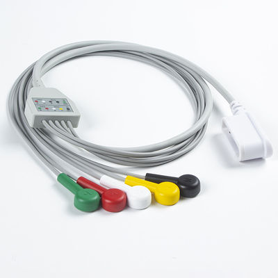 Συμβατό GE SEER 1000 Leadwire σύνολο 2104816-001 GE Seer 5 Lead IEC Snap 2067634-019 (παραγγελία 1pcs πάρει 1pcs τσάντα δωρεάν)