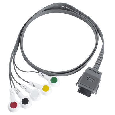 TPU Edan 5Lead ECG Holter Cable IEC Snap Shelf Life 24 μήνες για βιοϊατρικό όργανο
