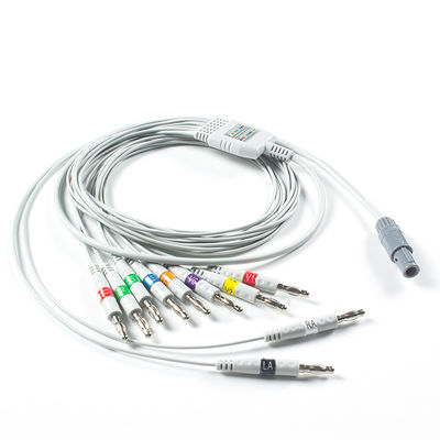 Συμβατό με το καλώδιο Welch Allyn EKG AHA Banana για PCR 100 ΕΟΚΑ σε κατάσταση ανάπαυσης, SE-PRO-600 Cardioperfect Pro Recorder
