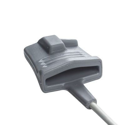Γκρι σύντομος ενήλικας αισθητήρας SpO2 Soft Tip 1M για Contec CMS60C/CW/D/DW CMS60 PM50 PM60D