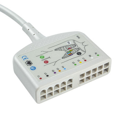 Συμβατό με το Mindray BeneHeart D6 ECG Κεφάλαιο ECG για το Mindray Defibrillator IEC