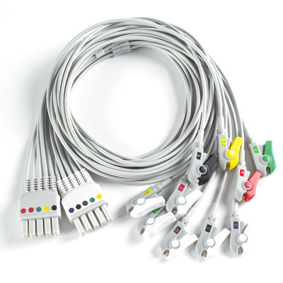 Συμβατό Mindray BeneHeart D6 Αποσύνδεσμος 10Lead EKG Leadwires