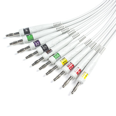 Συμβατό καλώδιο διάγνωσης GE ECG 10Lead IEC Banana για GE AM4, AM5, CASE 12, CASE 15, CASE 16,CENTRA MAC12