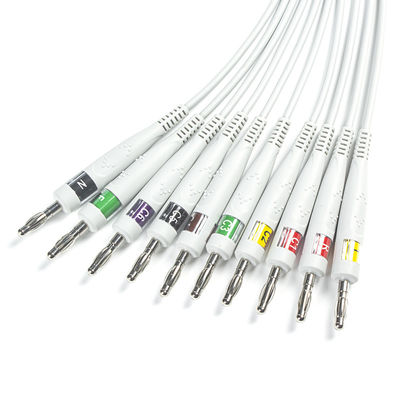 Συμβατό καλώδιο διάγνωσης GE ECG 10Lead IEC Banana για GE AM4, AM5, CASE 12, CASE 15, CASE 16,CENTRA MAC12